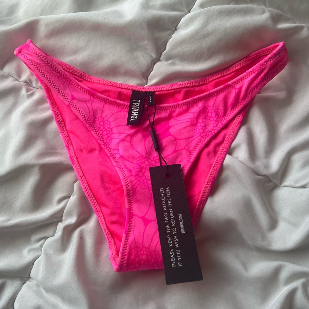 Triangl Pitaya Floral Pink Bikini Bottoms